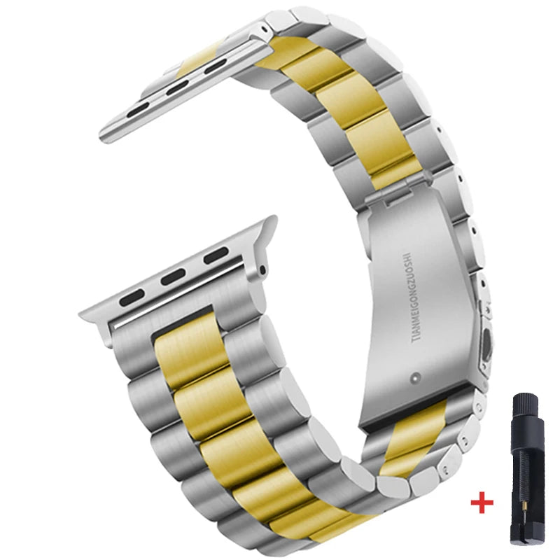 Stainless Steel Strap For Apple Watch - Premium Apple Watch Accessories from Dressmycell.com - Just $15! Shop now at Dressmycell.com Stainless Steel Strap For Apple Watch - Premium Apple Watch Accessories from Dressmycell.com - Just $15! Shop now at Dressmycell.com